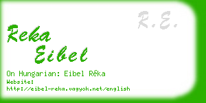 reka eibel business card